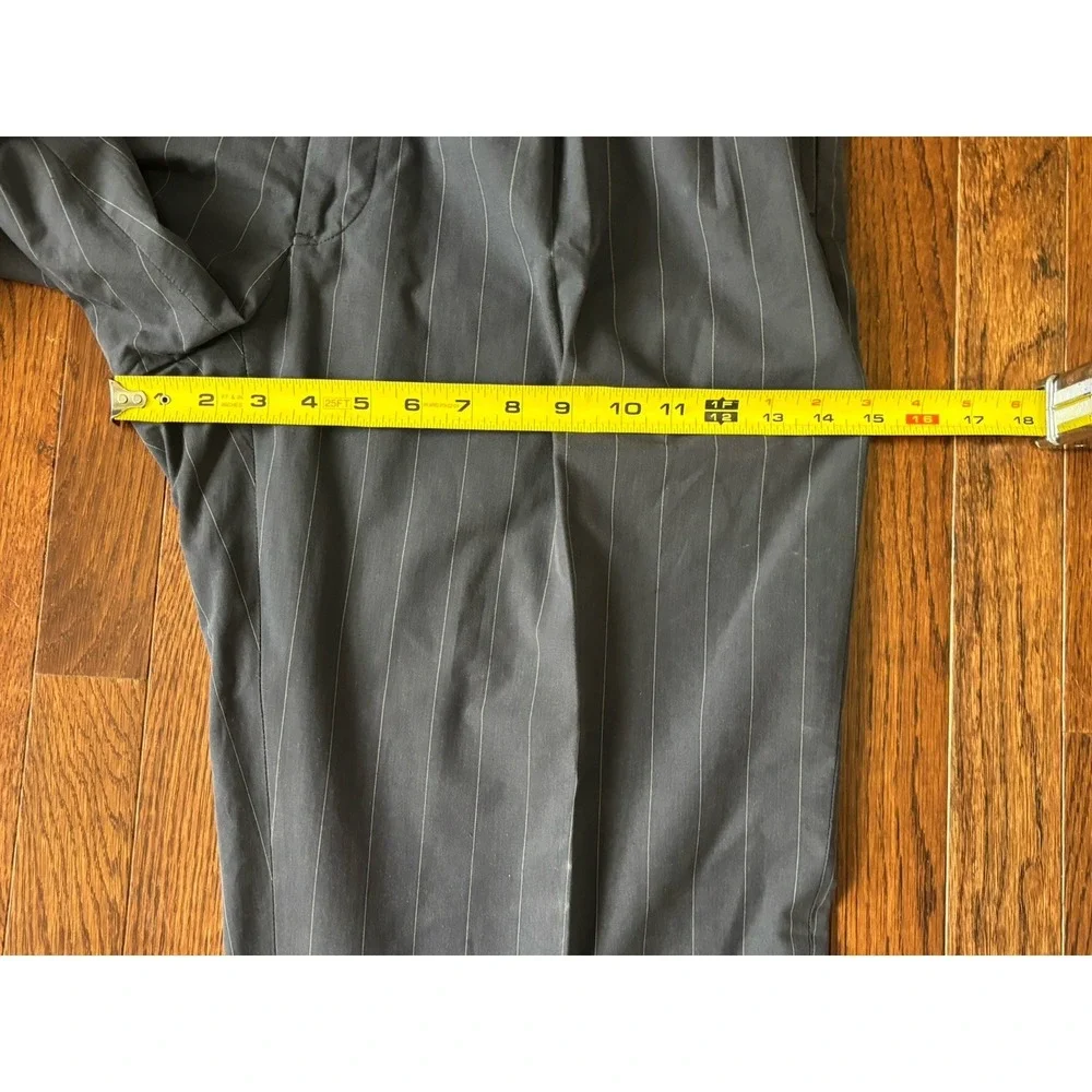 Polo Ralph Lauren Mens 38x31 Pinstripe Pleated Dress Pants Navy Blue‎ Straight